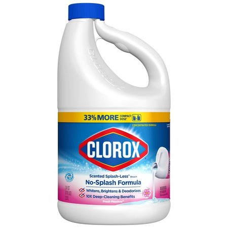 CLOROX Splash-Less Fresh Meadow Scent Bleach 77 oz 32387